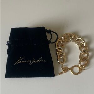 Kenneth Jay Lane Gold Chain Bracelet